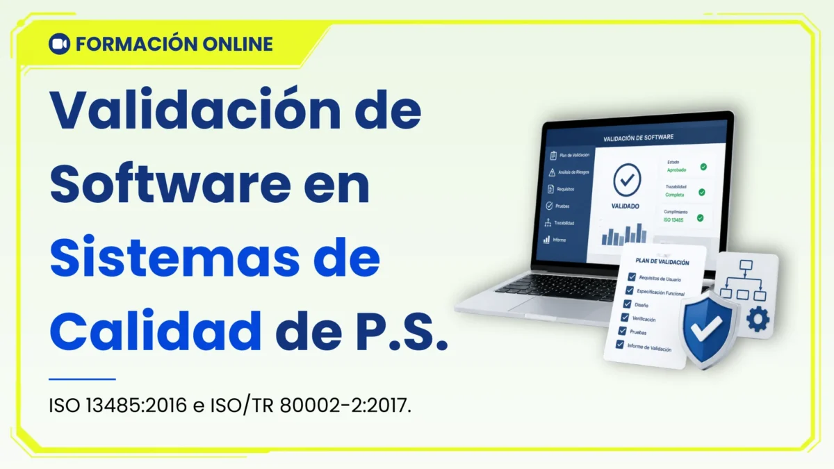Banner Formación Online Validación Software
